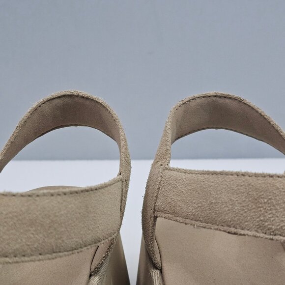 NEW UGG New Heights Sandal Womens 12 Tan Suede Platform Chunky Wedge Ankle Strap - Picture 7 of 14